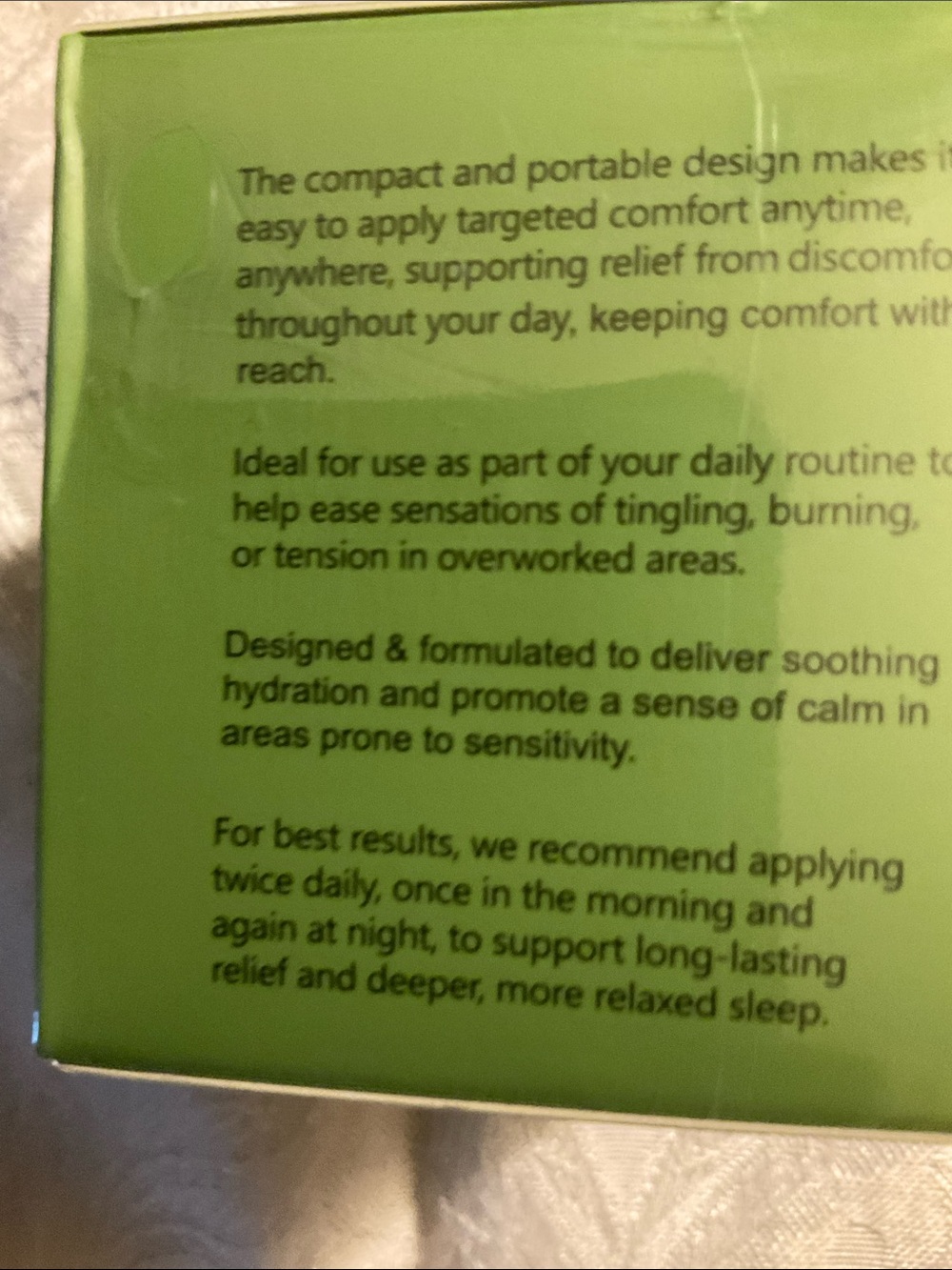 TOTAL RELIEF SOOTHING/PAIN RELIEF CREAM WITH MAGNESIUM-MSM-ARNICA - Picture 2 of 3